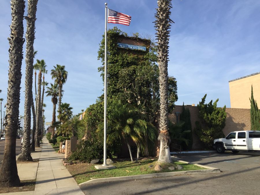 North County Times Blue Newspaper Sign Off Of Coast 101 In Oceanside Sign #1 [Photo 6]