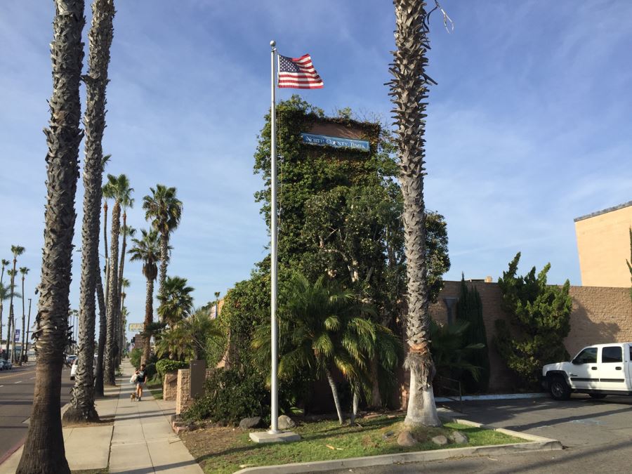 North County Times Blue Newspaper Sign Off Of Coast 101 In Oceanside Sign #1 [Photo 5]