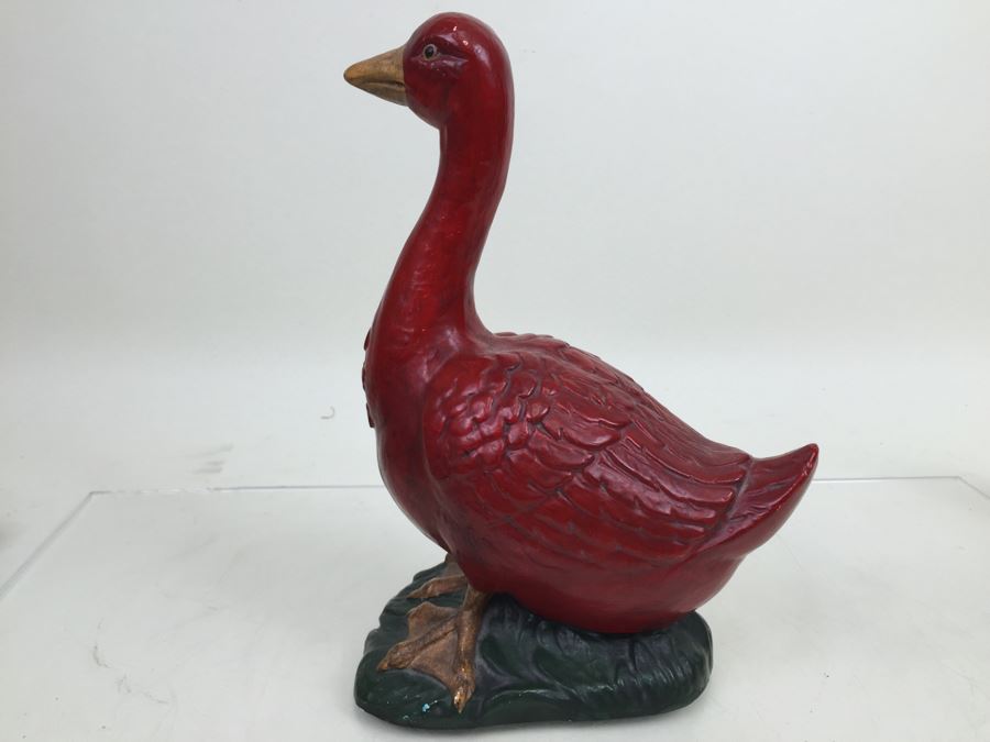 Red Goose Shoes Red Goose Advertising Store Display Statue 'Chalk Ware' [Photo 10]