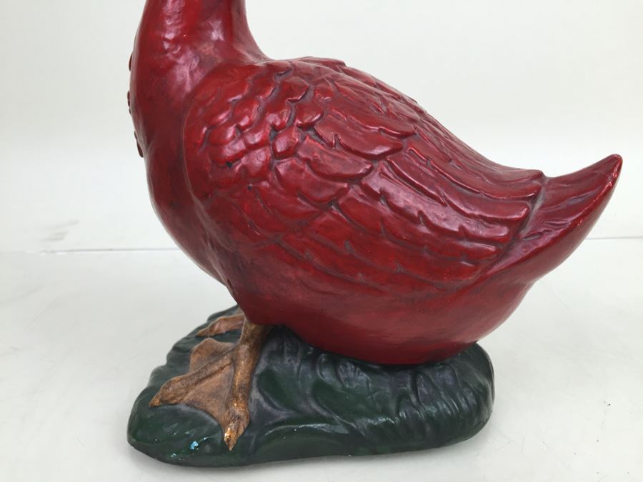 Red Goose Shoes Red Goose Advertising Store Display Statue 'Chalk Ware'