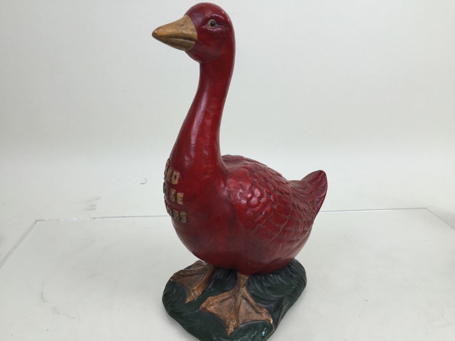 Red Goose Shoes Red Goose Advertising Store Display Statue 'Chalk Ware' [Photo 12]