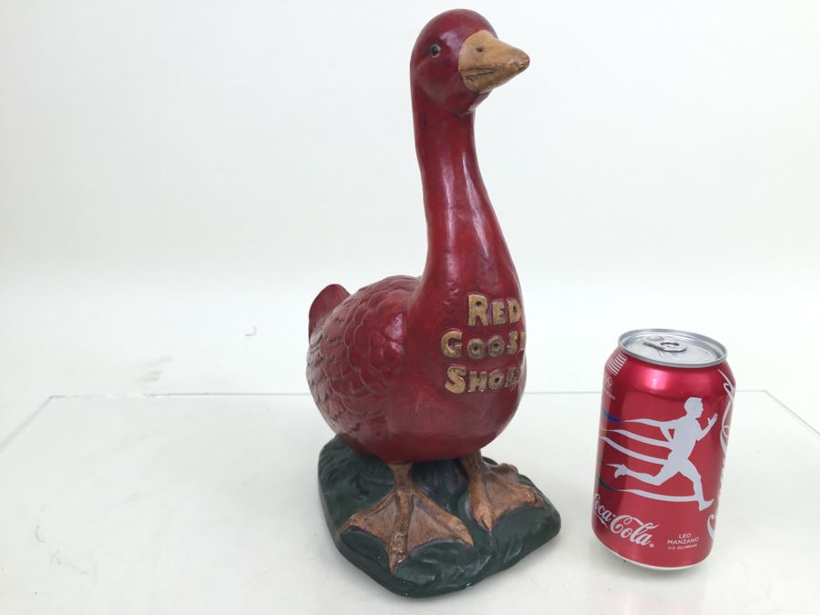 Red Goose Shoes Red Goose Advertising Store Display Statue 'Chalk Ware' [Photo 1]