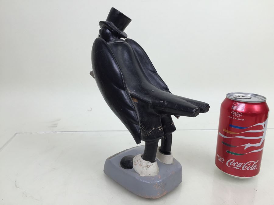 Old Crow Kentucky Straight Bourbon Whiskey Crow Vintage Advertising Display Figure Bar [Photo 10]