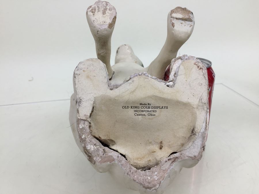 RCA Nipper Dog Statue Old King Cole Paper Mache Store Display Canton Ohio [Photo 24]