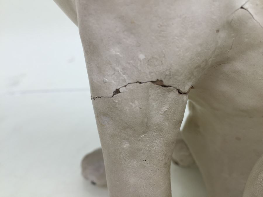 RCA Nipper Dog Statue Old King Cole Paper Mache Store Display Canton Ohio [Photo 12]