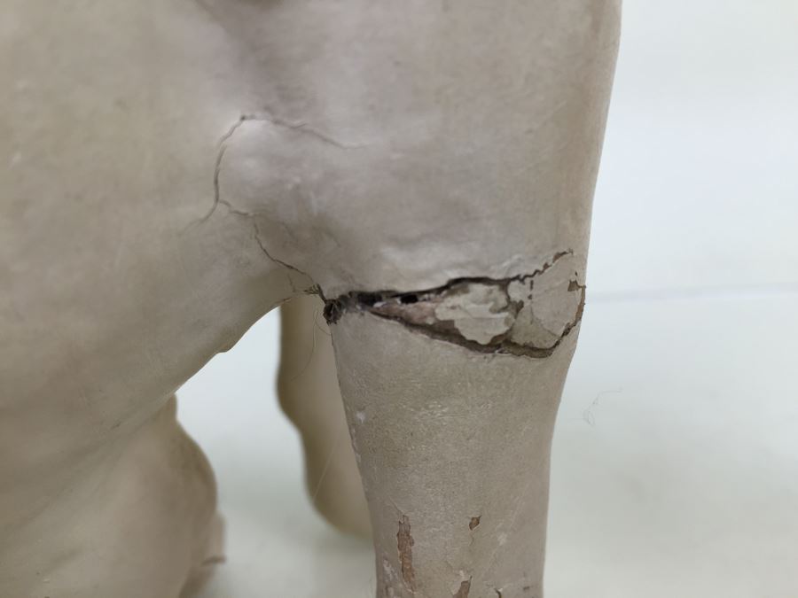 RCA Nipper Dog Statue Old King Cole Paper Mache Store Display Canton Ohio [Photo 18]