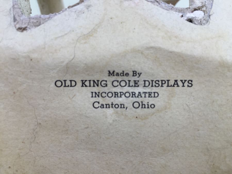 RCA Nipper Dog Statue Old King Cole Paper Mache Store Display Canton Ohio [Photo 4]