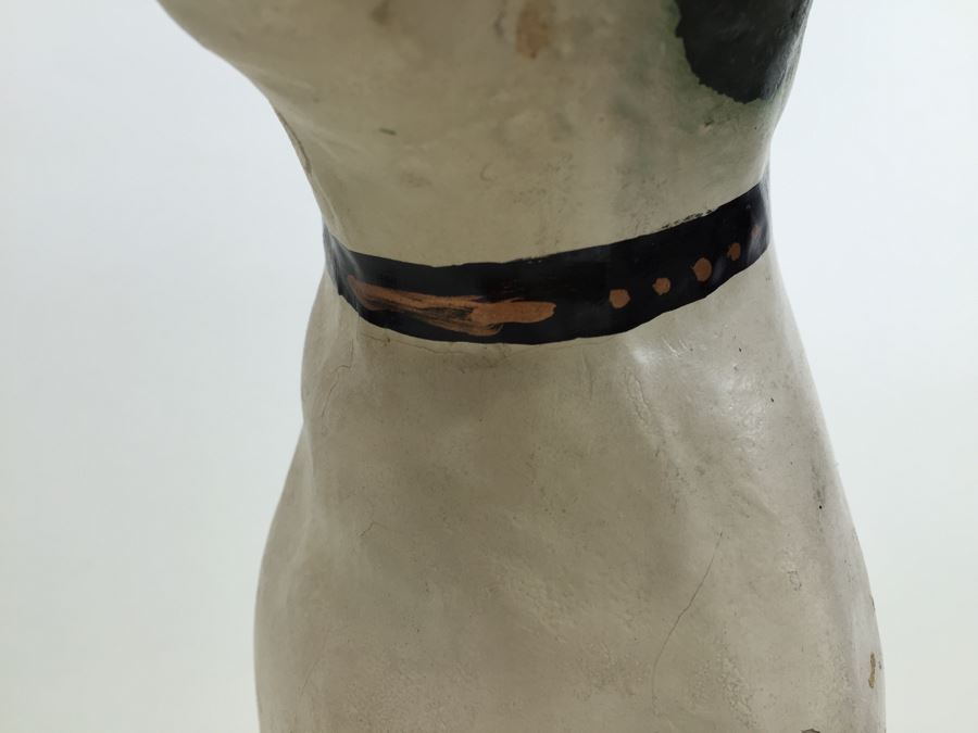 RCA Nipper Dog Statue Old King Cole Paper Mache Store Display Canton Ohio [Photo 8]