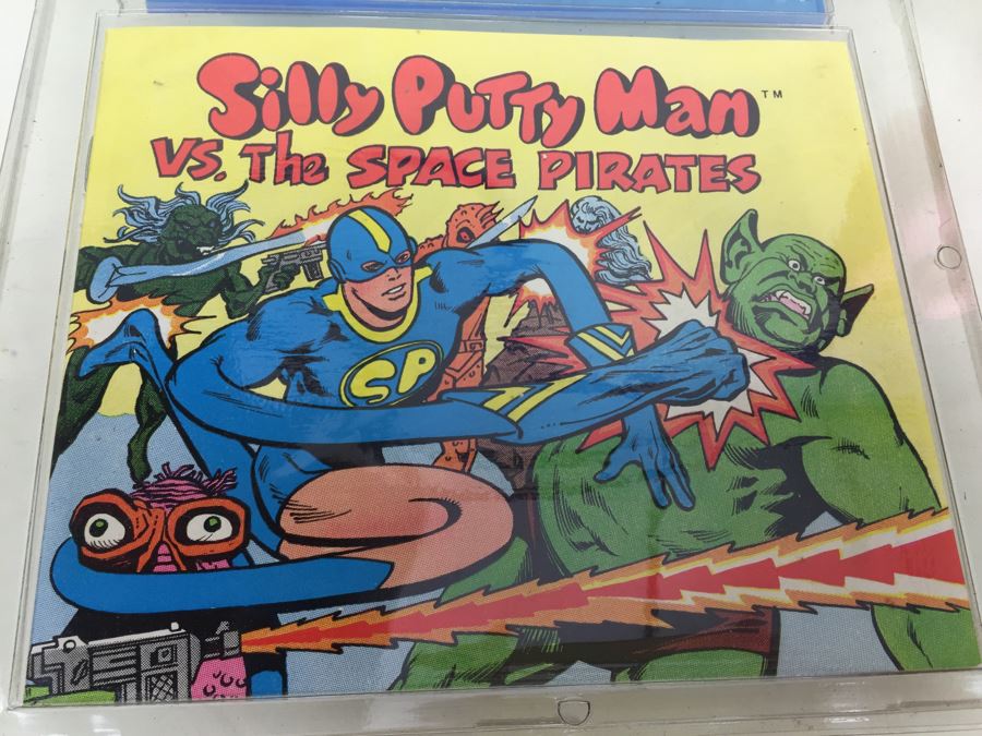 Silly Putty Man Adventure Kit With Egg-Capsule And Silly Putty Man Vs. The Space Pirates Comic Activity Book New In Packaging Vintage 1979 Binney & Smith [Photo 5]
