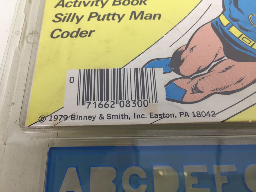 Silly Putty Man Adventure Kit With Egg-Capsule And Silly Putty Man Vs. The Space Pirates Comic Activity Book New In Packaging Vintage 1979 Binney & Smith [Photo 10]