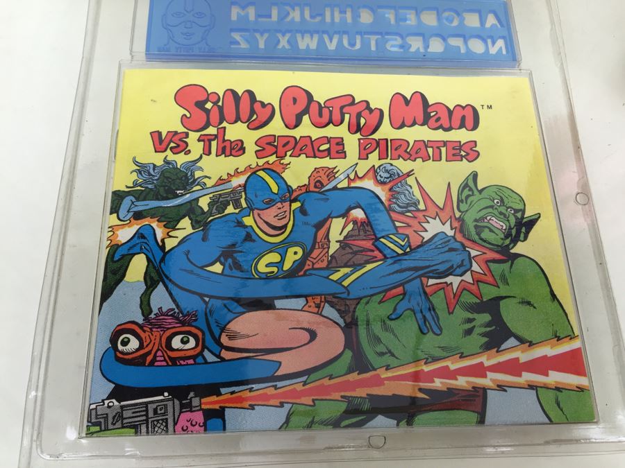Silly Putty Man Adventure Kit With Egg-Capsule And Silly Putty Man Vs. The Space Pirates Comic Activity Book New In Packaging Vintage 1979 Binney & Smith [Photo 3]