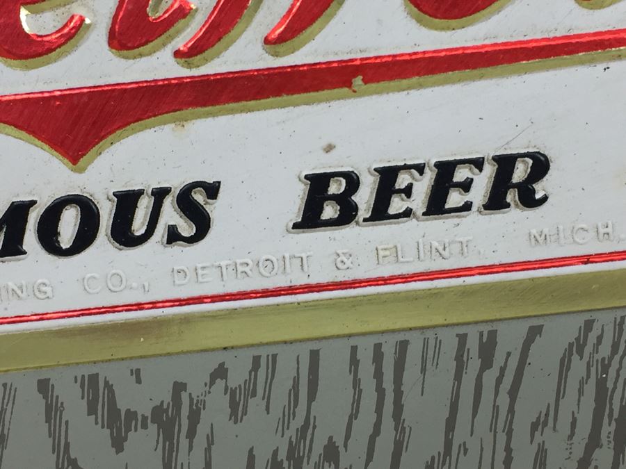 Pfeiffer's Famous Beer Trophy Head Plaque Series For Pfeiffer Brewing Co Black Bass Bar Liquor Store Advertising [Photo 9]