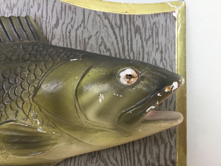 Pfeiffer's Famous Beer Trophy Head Plaque Series For Pfeiffer Brewing Co Black Bass Bar Liquor Store Advertising [Photo 10]