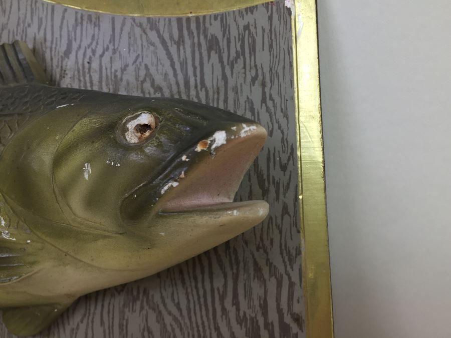 Pfeiffer's Famous Beer Trophy Head Plaque Series For Pfeiffer Brewing Co Black Bass Bar Liquor Store Advertising [Photo 11]