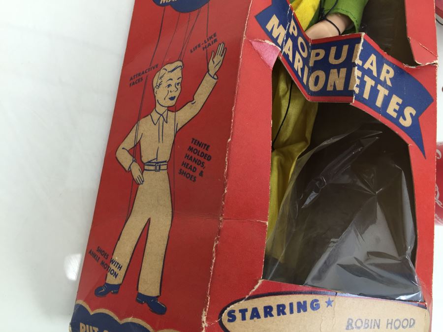 Hazelle's Popular Marionettes 'Robin Hood' 809 Puppet With Damaged Box [Photo 7]