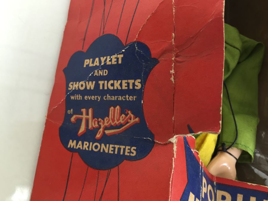 Hazelle's Popular Marionettes 'Robin Hood' 809 Puppet With Damaged Box [Photo 8]