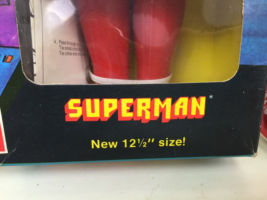 MEGO Superman Fly Away Action Figure 12 1/2' Size New In Box 87001 Vintage 1977 [Photo 9]