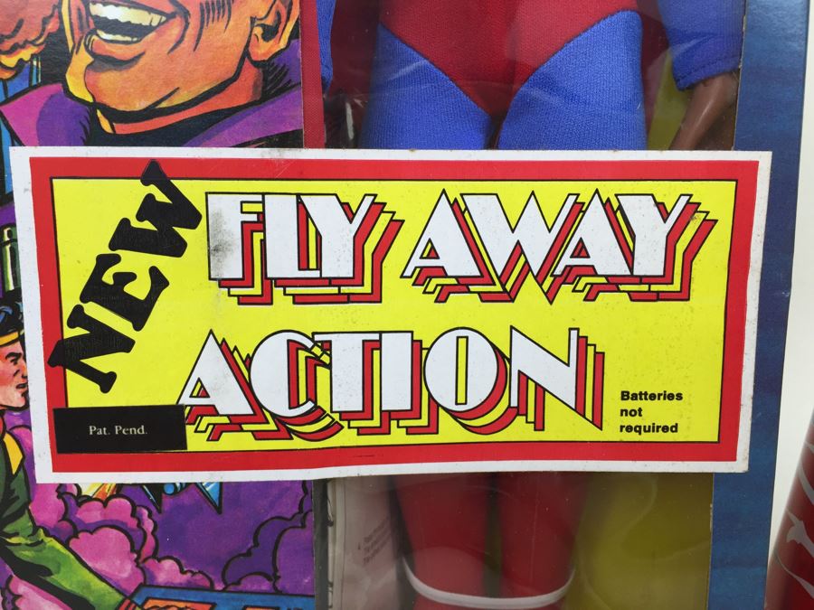 MEGO Superman Fly Away Action Figure 12 1/2' Size New In Box 87001 Vintage 1977 [Photo 6]