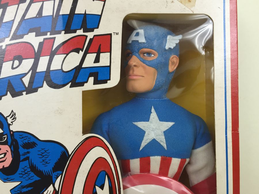 MEGO Captain America Fly Away Action Figure 12 1/2' Size New In Box 83000 Vintage 1979 [Photo 12]