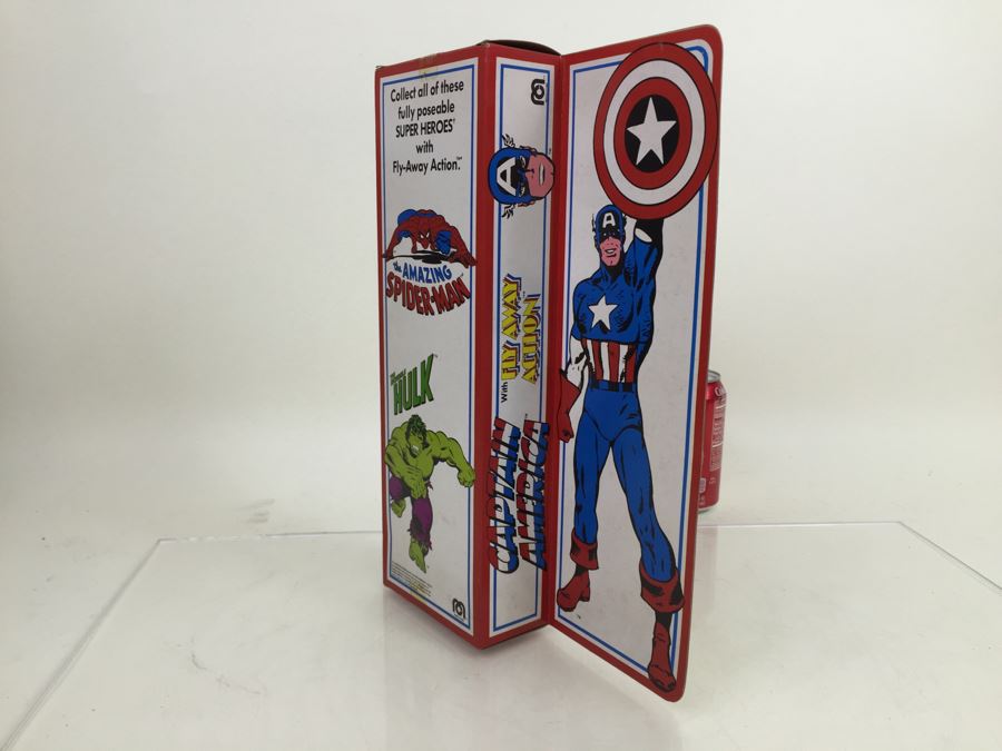 MEGO Captain America Fly Away Action Figure 12 1/2' Size New In Box 83000 Vintage 1979 [Photo 18]