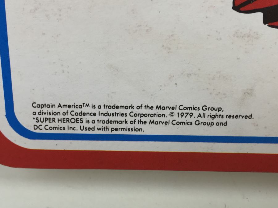 MEGO Captain America Fly Away Action Figure 12 1/2' Size New In Box 83000 Vintage 1979 [Photo 10]