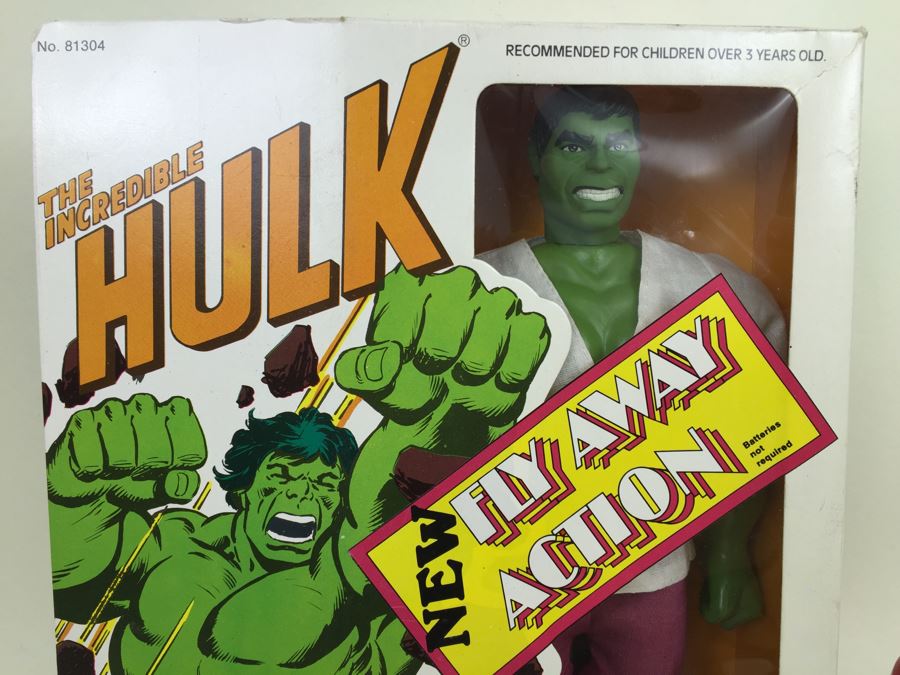 MEGO The Incredible HULK Fly Away Action Figure 12' Size New In Box 81304 Vintage 1978 [Photo 3]