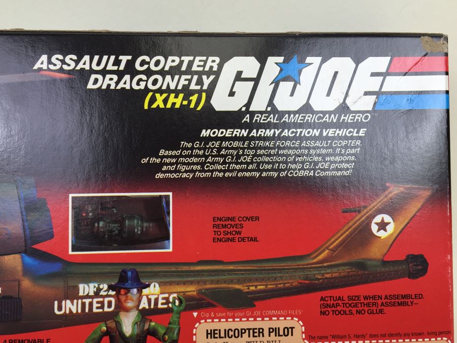 G.I. Joe Assault Copter Dragonfly (XH-1) New In Box Hasbro 6025 Vintage 1983 [Photo 10]
