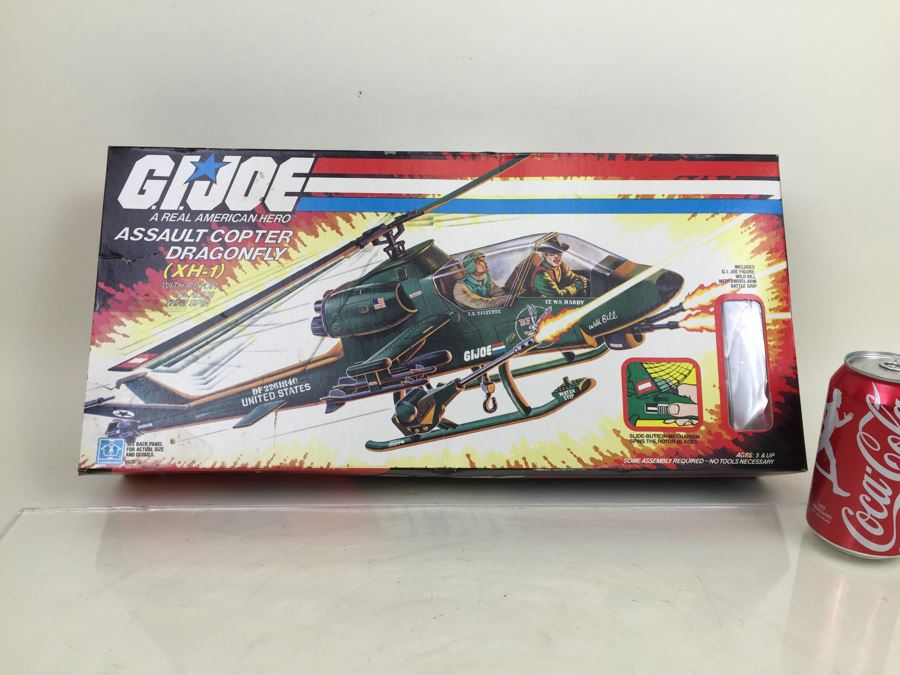 G.I. Joe Assault Copter Dragonfly (XH-1) New In Box Hasbro 6025 Vintage 1983