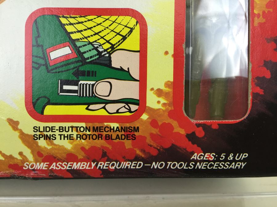 G.I. Joe Assault Copter Dragonfly (XH-1) New In Box Hasbro 6025 Vintage 1983 [Photo 7]
