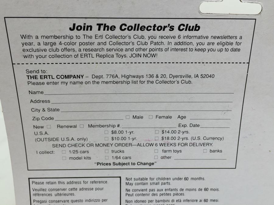 ERTL Dick Tracy Micro Size Set Of Cars 2672 New In Packaging Vintage 1990 Walt Disney Company [Photo 13]