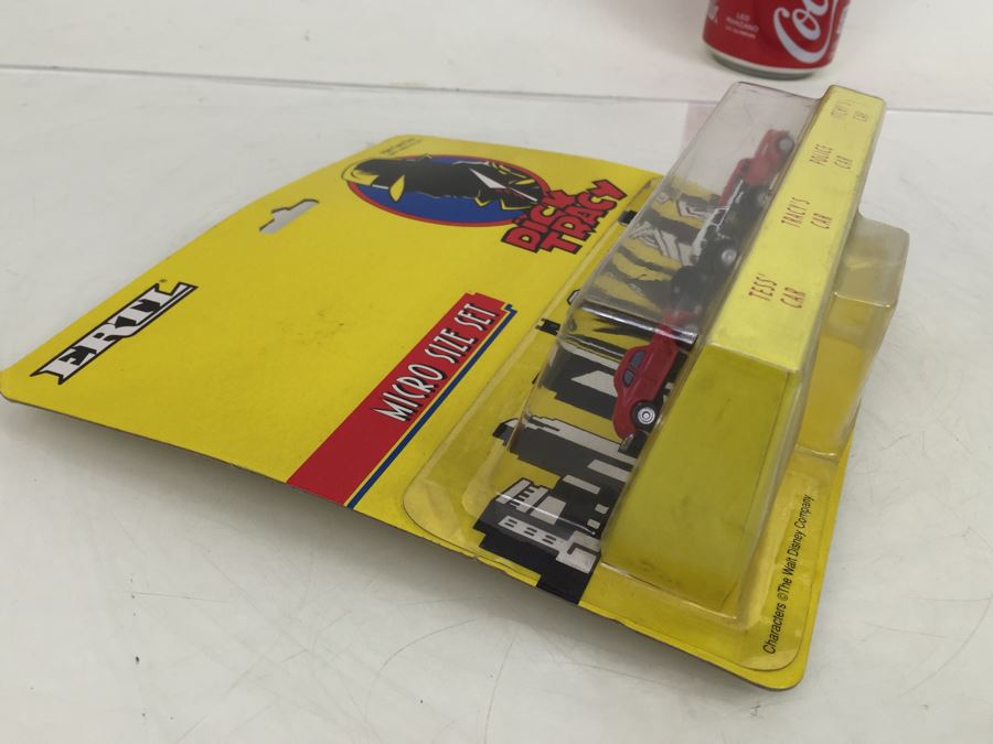 ERTL Dick Tracy Micro Size Set Of Cars 2672 New In Packaging Vintage 1990 Walt Disney Company [Photo 11]