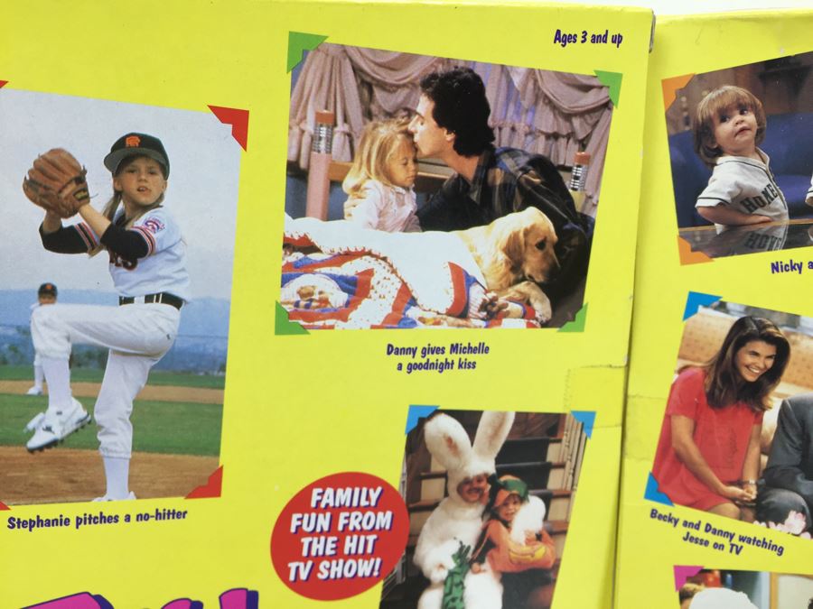 Pair Of FULL HOUSE TV Show Action Figure Sets Danny's Family And Jesse's Family Tiger Toys 86-101 86-102 New In Box Vintage 1993 [Photo 21]