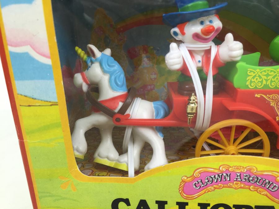 MEGO Calliope Cab With Chauncey The Unicorn And Cabbie Clown The Calliope Cab Driver Vintage 1981 New In Box [Photo 3]
