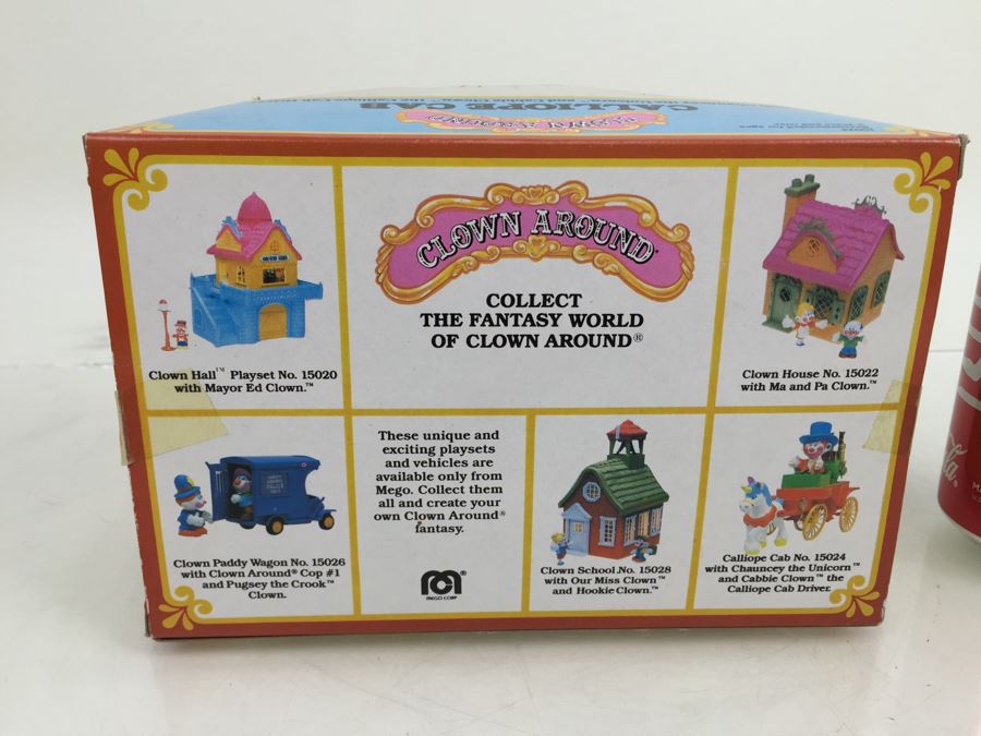 MEGO Calliope Cab With Chauncey The Unicorn And Cabbie Clown The Calliope Cab Driver Vintage 1981 New In Box [Photo 2]