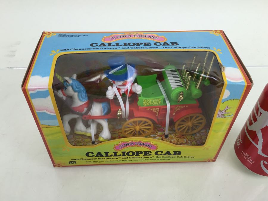 MEGO Calliope Cab With Chauncey The Unicorn And Cabbie Clown The Calliope Cab Driver Vintage 1981 New In Box [Photo 10]