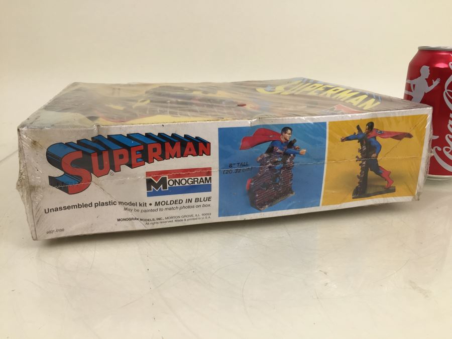 SUPERMAN MONOGRAM Model Kit Featuring Superman Punching Through