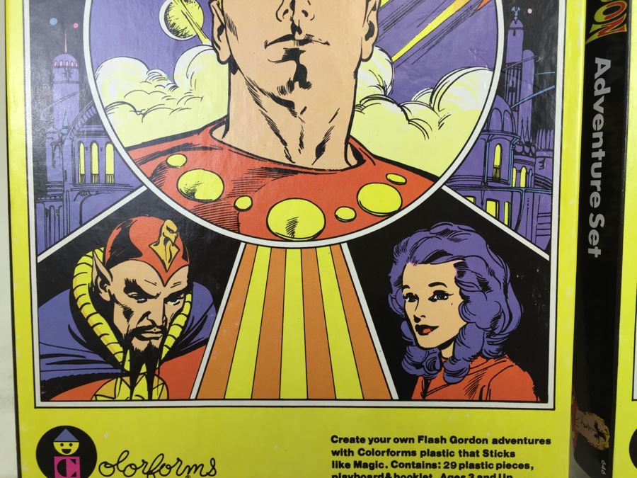 Pair Of Flash Gordon Adventure Set Colorforms New In Box Vintage 1980 [Photo 7]