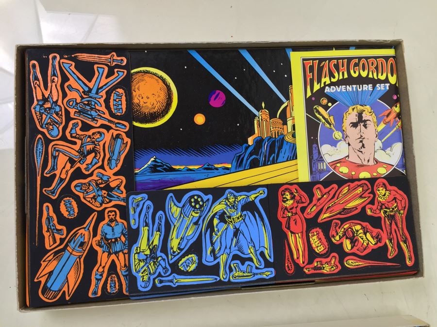 Pair Of Flash Gordon Adventure Set Colorforms New In Box Vintage 1980 [Photo 3]