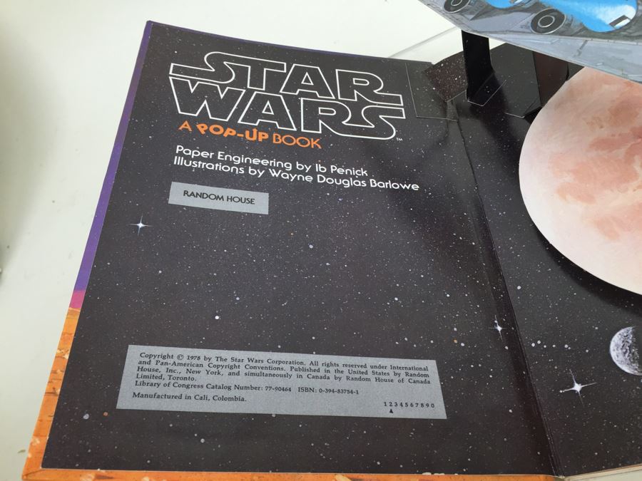 STAR WARS A Pop-Up Book Random House Vintage 1978 [Photo 8]