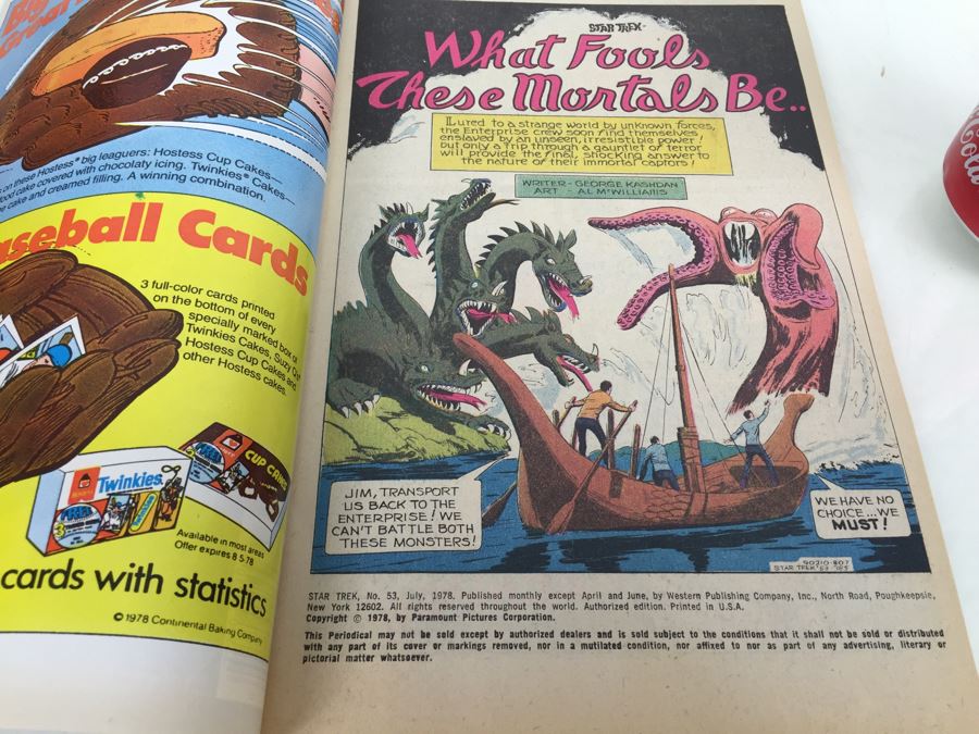 STAR TREK Whitman Comic Book #53 Vintage 1978 [Photo 3]