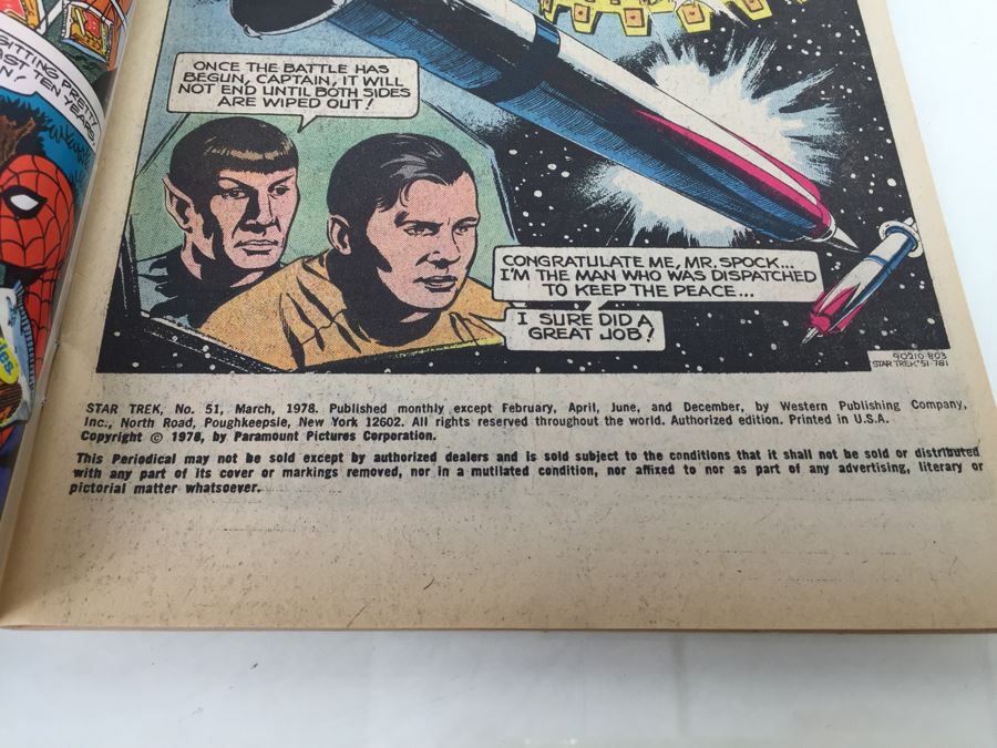 STAR TREK Whitman Comic Book #51 Vintage 1978 [Photo 9]