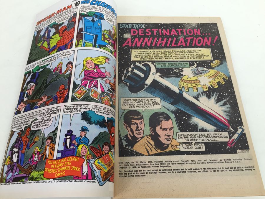 STAR TREK Whitman Comic Book #51 Vintage 1978 [Photo 3]