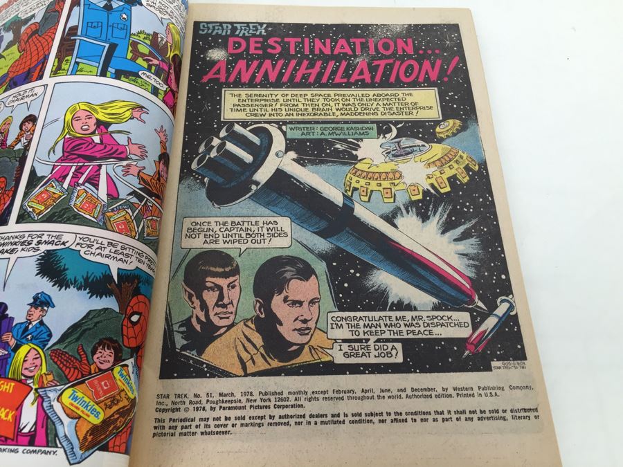 STAR TREK Whitman Comic Book #51 Vintage 1978 [Photo 8]