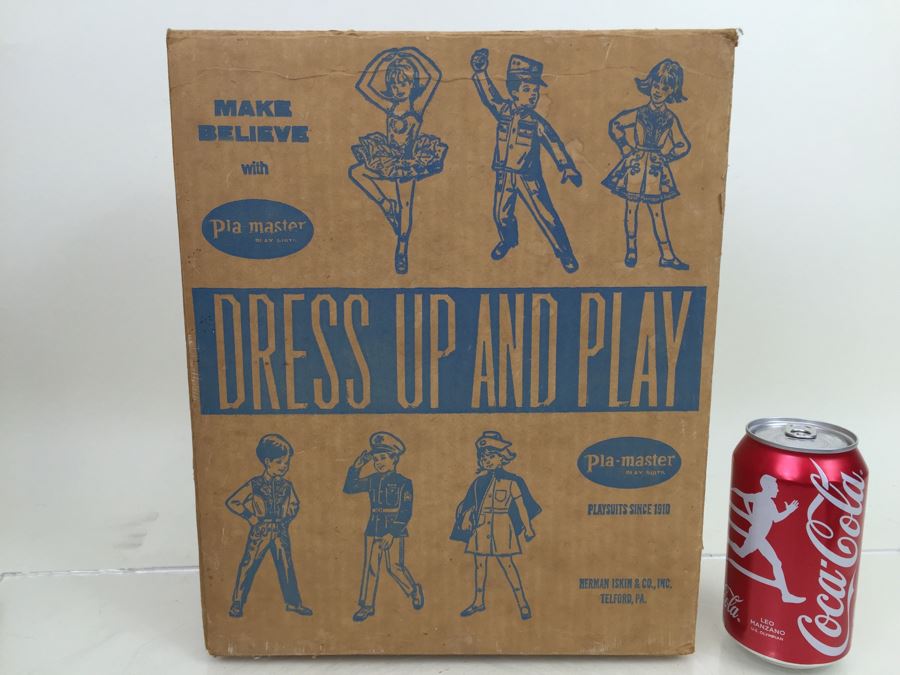 Dress Up And Play Pla-Master Kids Playsuits Costumes Cowboy With Box Herman Iskin & Co. [Photo 1]
