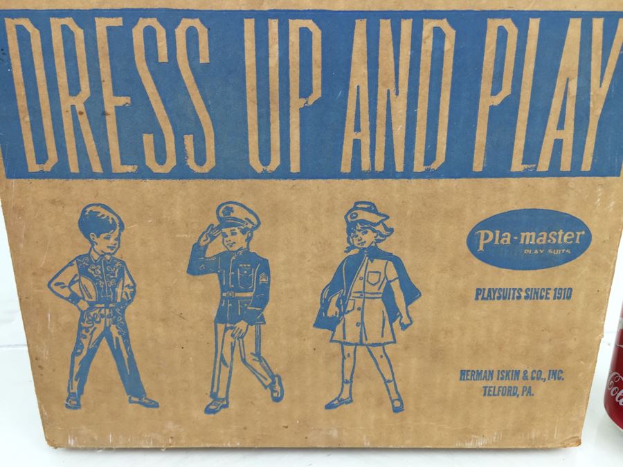 Dress Up And Play Pla-Master Kids Playsuits Costumes Cowboy With Box Herman Iskin & Co. [Photo 6]