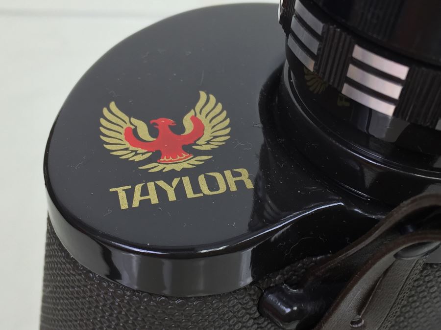 TAYLOR Field Binoculars 7 X 50 Model No. 2852 Japan With Case Like New [Photo 10]