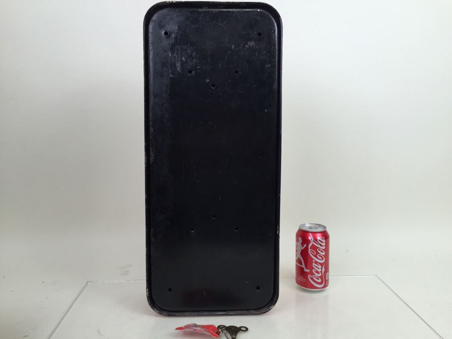 PULVER Chewing Gum One Cent Deliver A 'Tasty Chew' Coin Op With Moving Clown Red Porcelain Working With Key [Photo 17]