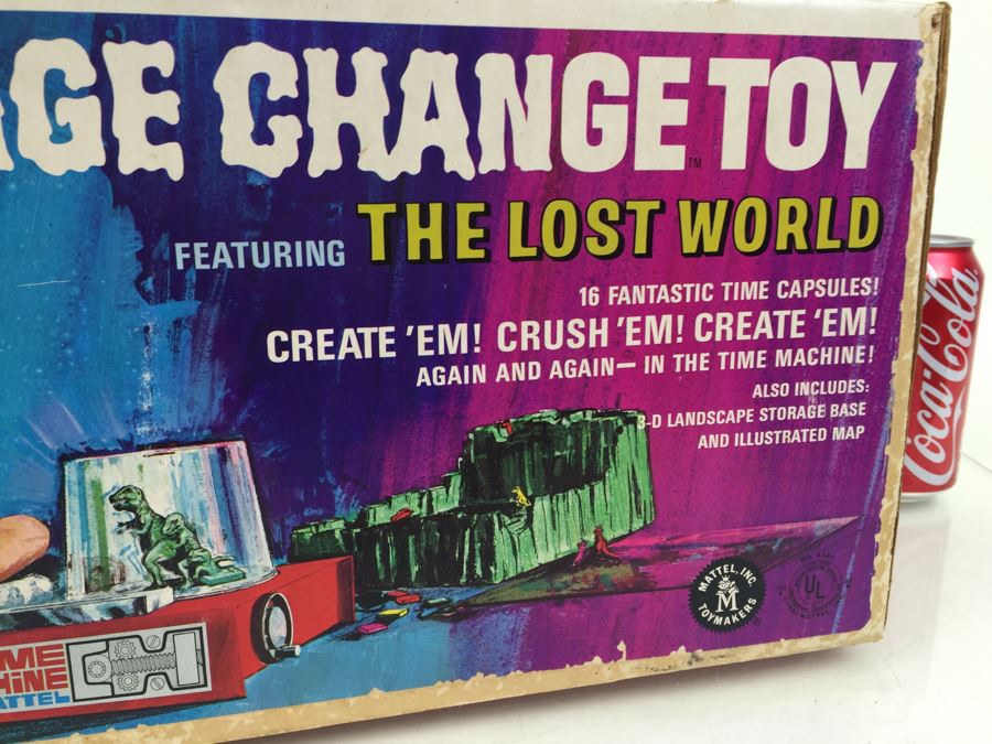 A Strange Change Toy Featuring THE LOST WORLD 16 Time Capsules Mattel 4581 Vintage 1967 With Box [Photo 9]