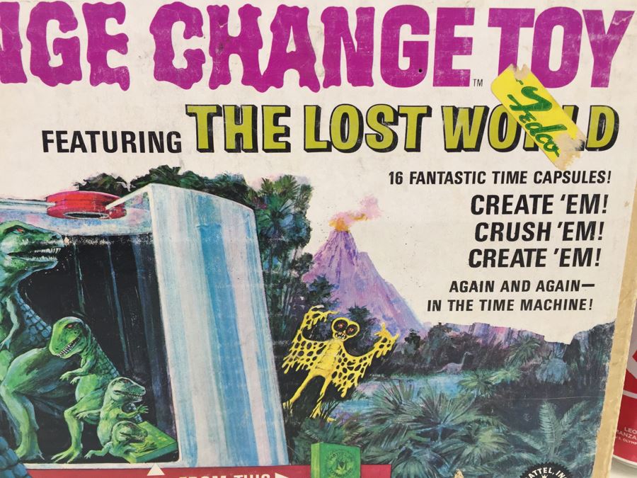 A Strange Change Toy Featuring THE LOST WORLD 16 Time Capsules Mattel 4581 Vintage 1967 With Box [Photo 5]