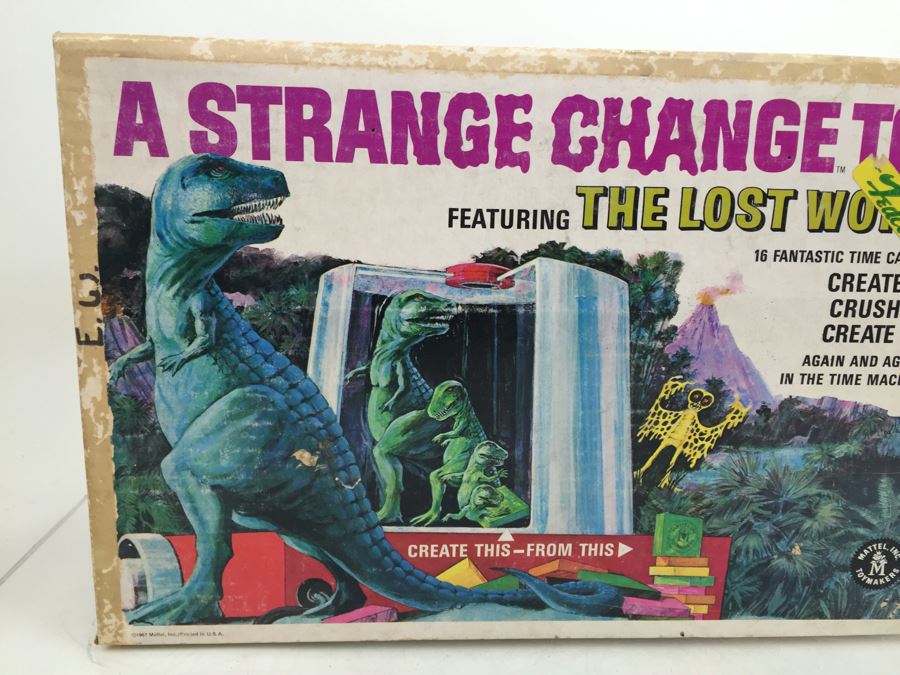 A Strange Change Toy Featuring THE LOST WORLD 16 Time Capsules Mattel 4581 Vintage 1967 With Box [Photo 7]
